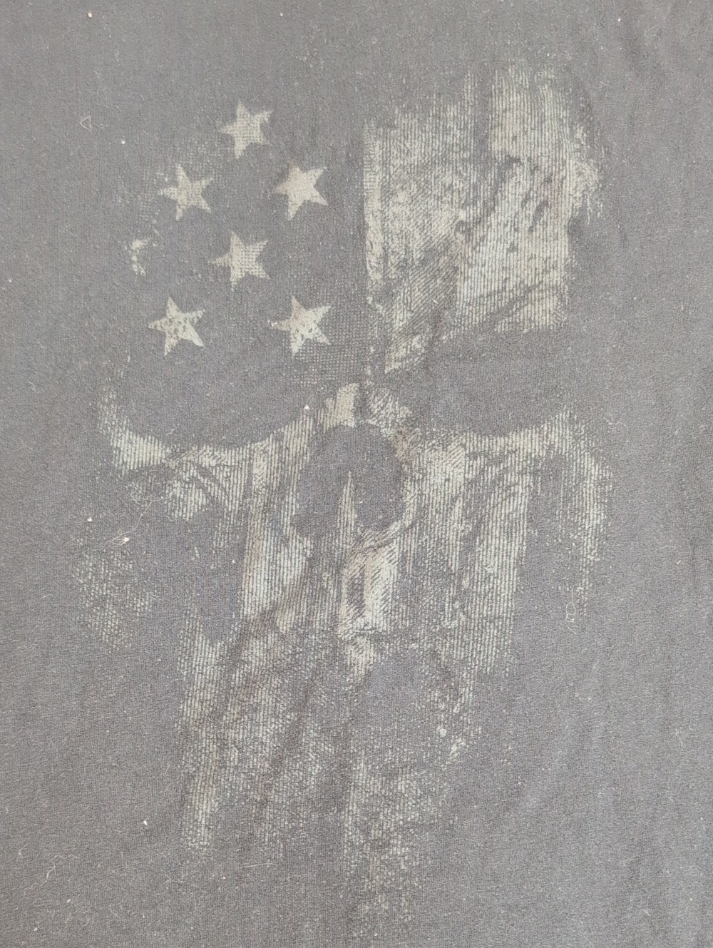 Grunt Style American Reaper 2.0 Patriotic Skull Graphic Tee USA American Flag